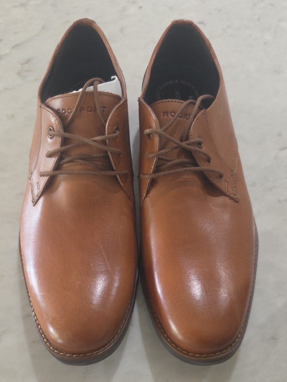 Rockport Men's Tan Leather Chukka Boots